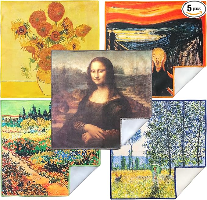 Extra Large Classic Art Collection II, Microfiber Cleaning Cloth