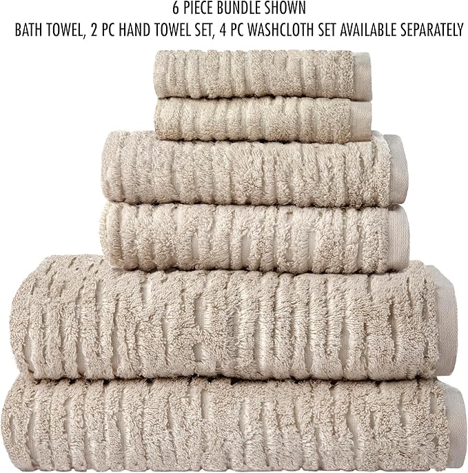 SKL Home CloudSoft Cotton Luxury 4-Piece Washcloth Set