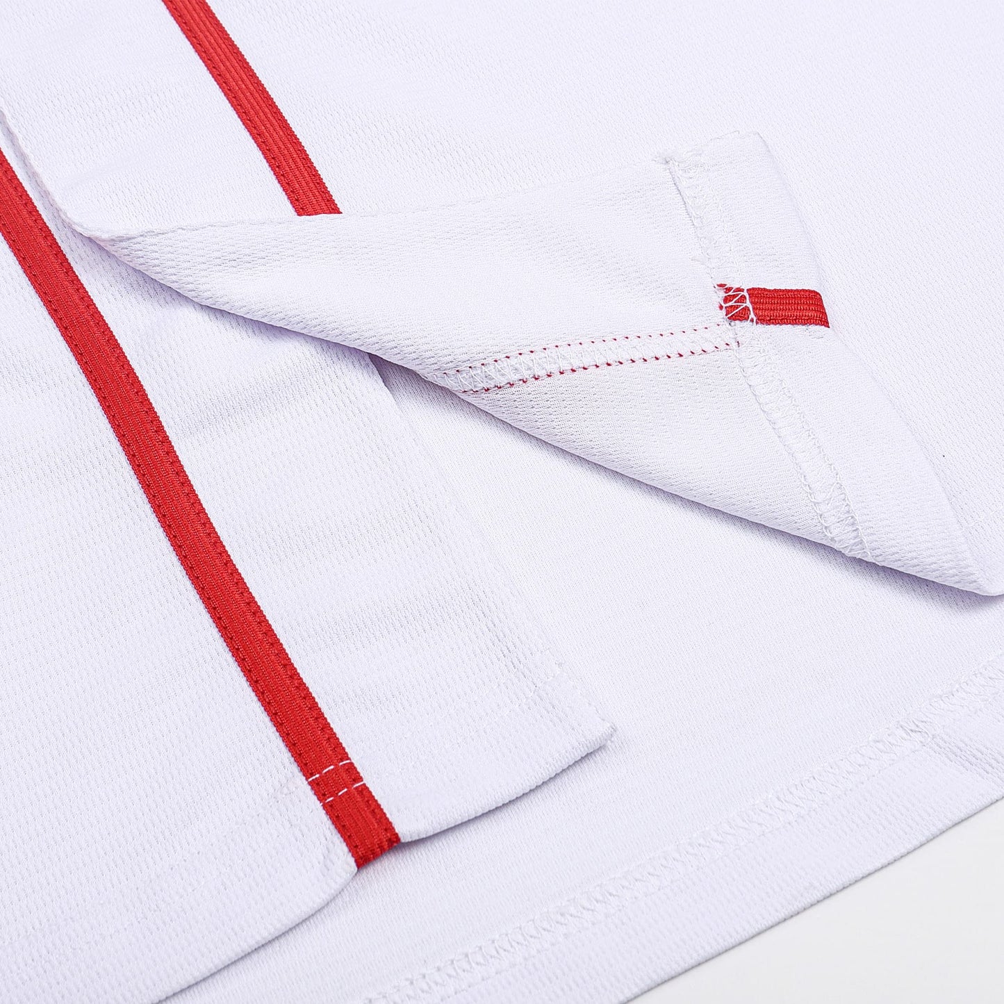Pullonsy White Baseball Jersey for Men Women Dad 80s 90s 00s 10s Hip Hop Hipster T-Shirts Halloween Outwear Tops Red Stripe-White Jersey,Men Size Large