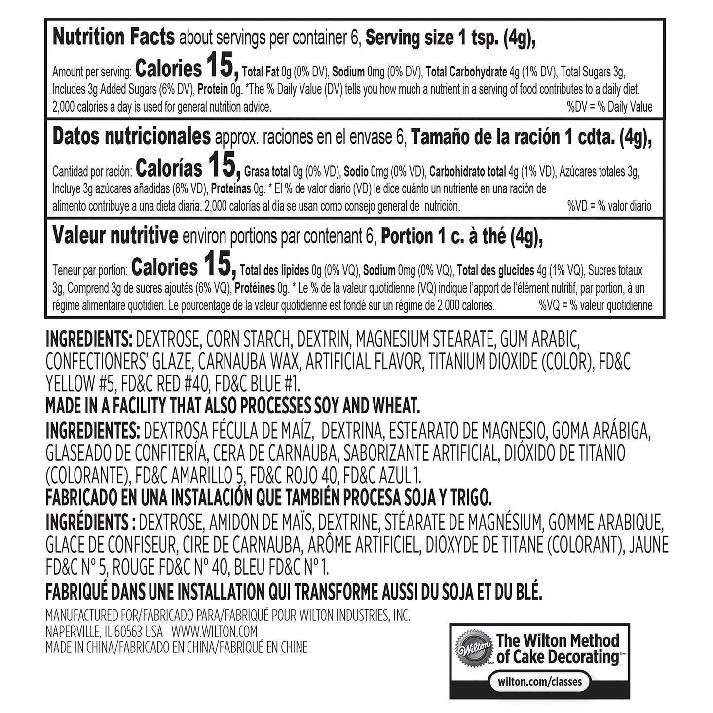 Wilton Edible Candy Eyeball Sprinkles, Small Edible Googly Eyes for Decorating Cupcakes, Cookies & Halloween Treats, Black and White, 0.88 oz