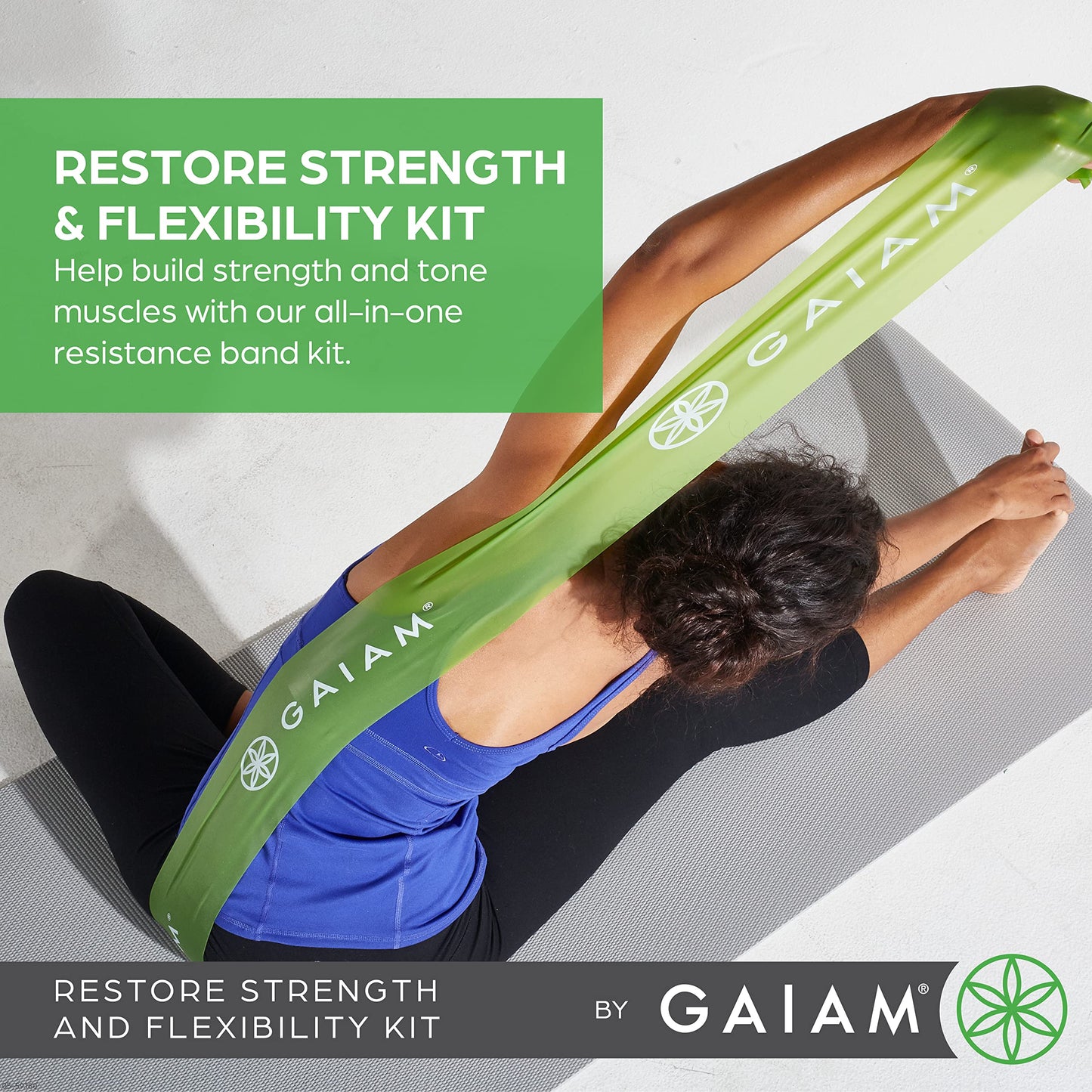 Gaiam Restore Strength and Flexibility Kit - Multi-Colour