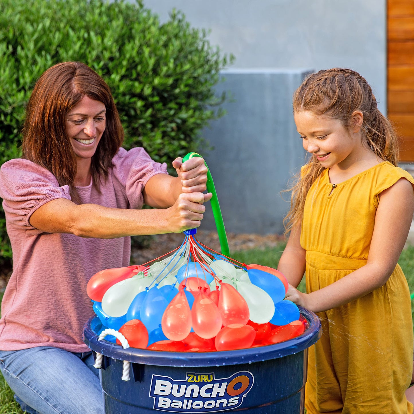 Bunch O Balloons Rapid-Filling Red, White and Blue Water Balloons 6 Pack (100 Balloons) (Amazon Exclusive)