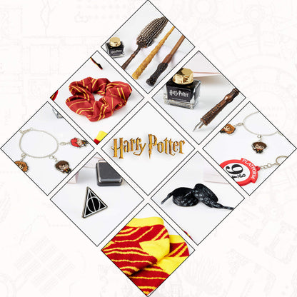 Harry Potter Advent Calendar 2025 Girls with Stationery Socks & Accessories 24 Days Magical Christmas Countdown Calendar Gifts for Kids Teens Women (Black Cube)