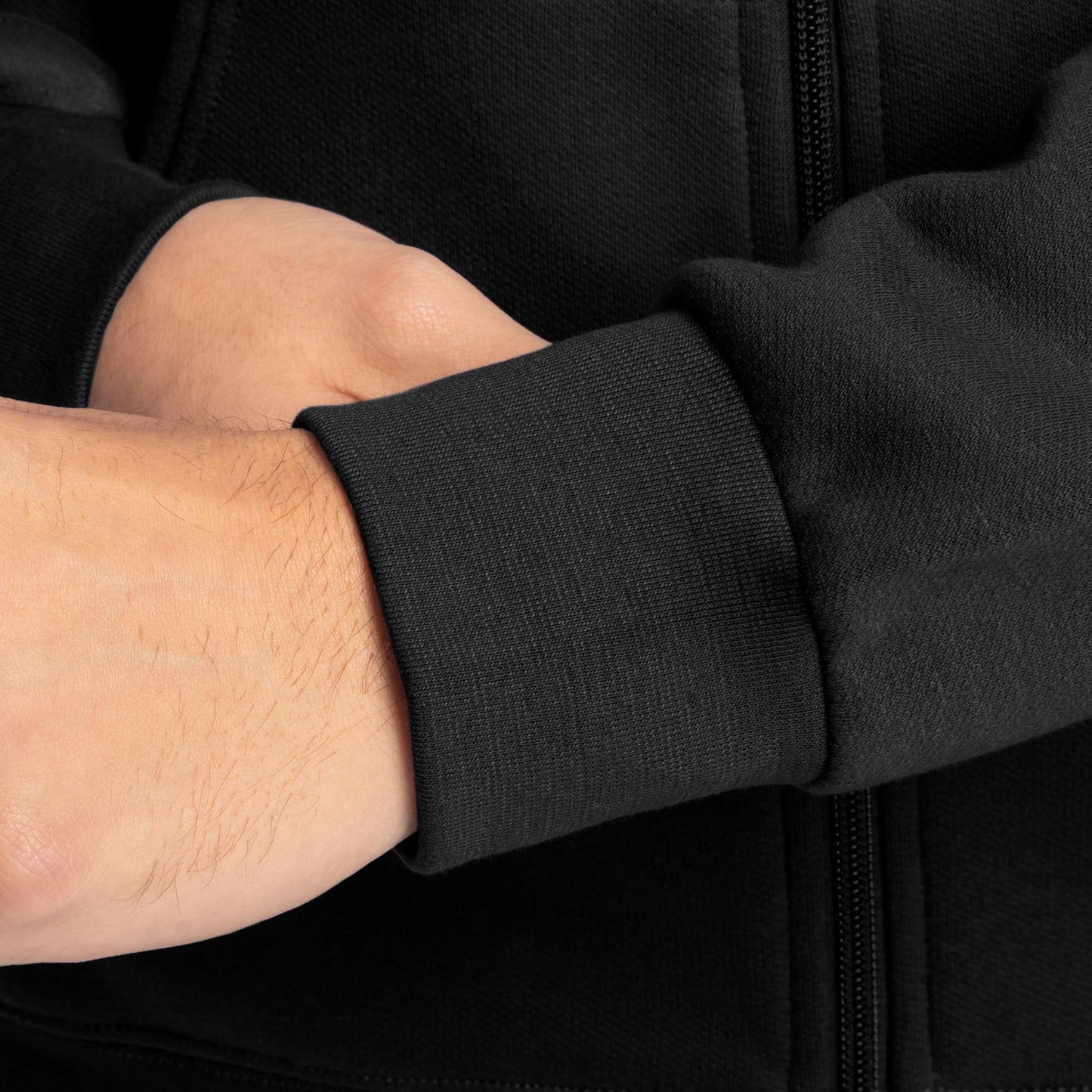 Fruit of the Loom Eversoft Fleece Hoodies, Pullover, Moisture Wicking & Breathable, Sizes S-4x, Black Full Zip, Large