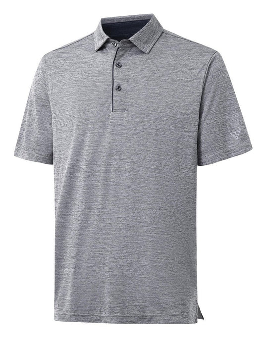 M MAELREG Mens Golf Shirt Short Sleeve Dry Fit Casual Moisture Wicking Performance Heather Collared Polo Shirt