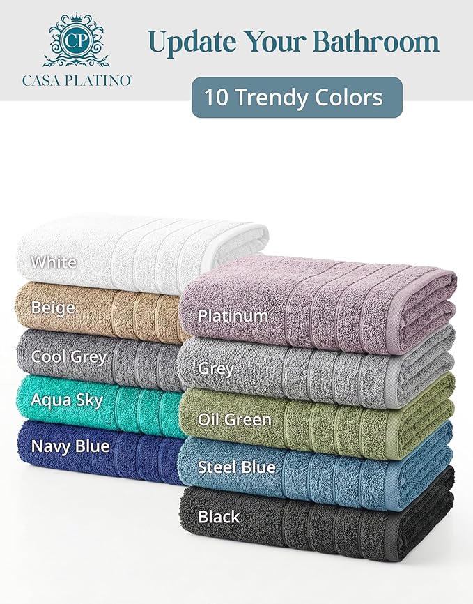 24-Piece Premium Towel Sets for Bathroom