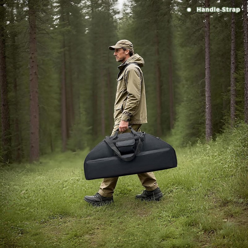 Soft Compound Bow Case - Lightweight Padded Carry Bag with Arrow Pocket | Durable Protection
