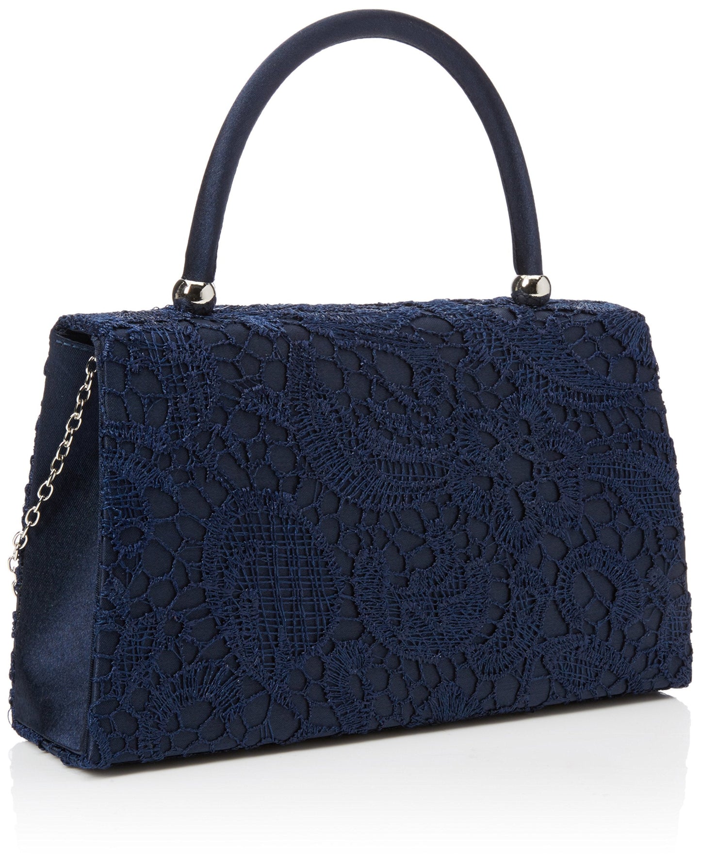 Swanky Swans Womens Jena Clutch Blue (Navy Blue) ,6.5x16x24 cm (W x H x L)