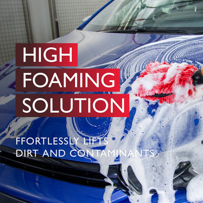 Autoglym Foaming Car Wash, 1 Litre - High Foaming Car Shampoo For All Bodyworks - pH Neutral, Up to 50 Washes and Wax Safe Formula for Cleaning Car Exterior - Concentrated Car Wash Soap