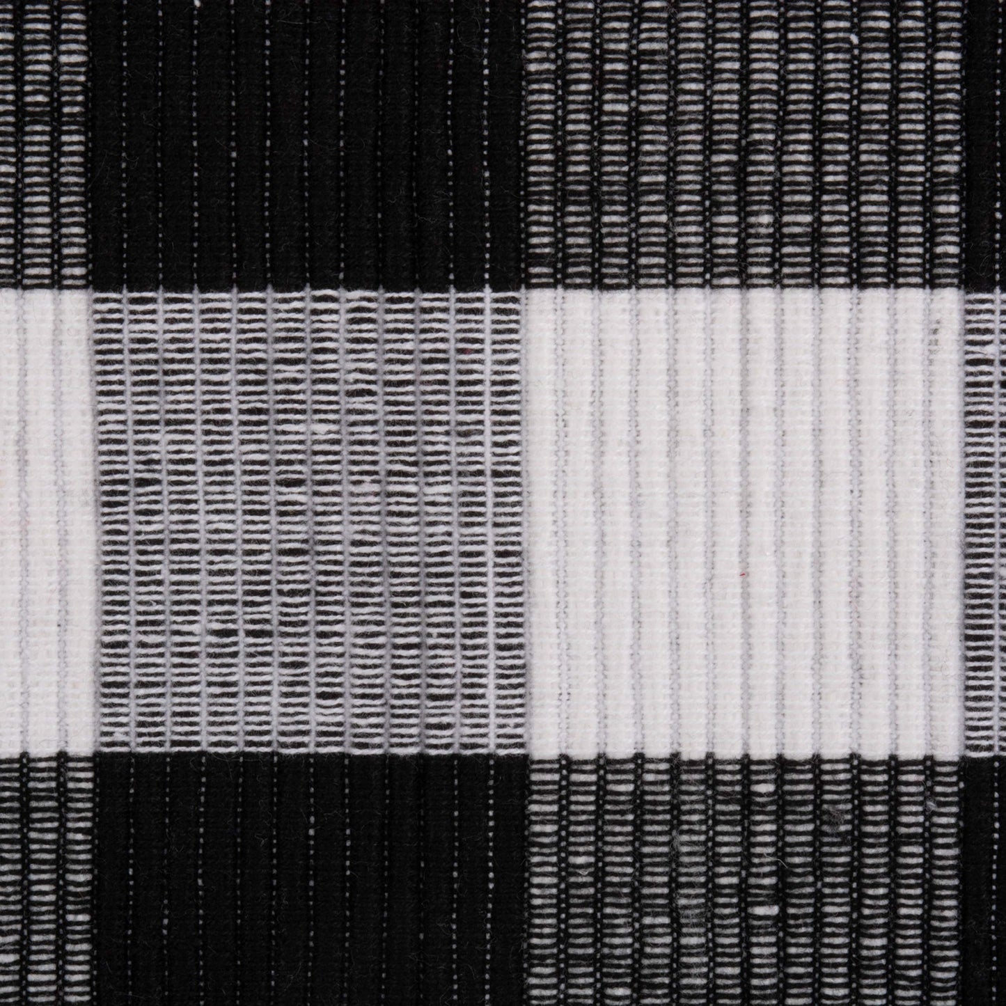 DII Buffalo Check Collection, Classic Farmhouse Tabletop Set, Placemat Set, 13x19, Black & White, 6 Piece