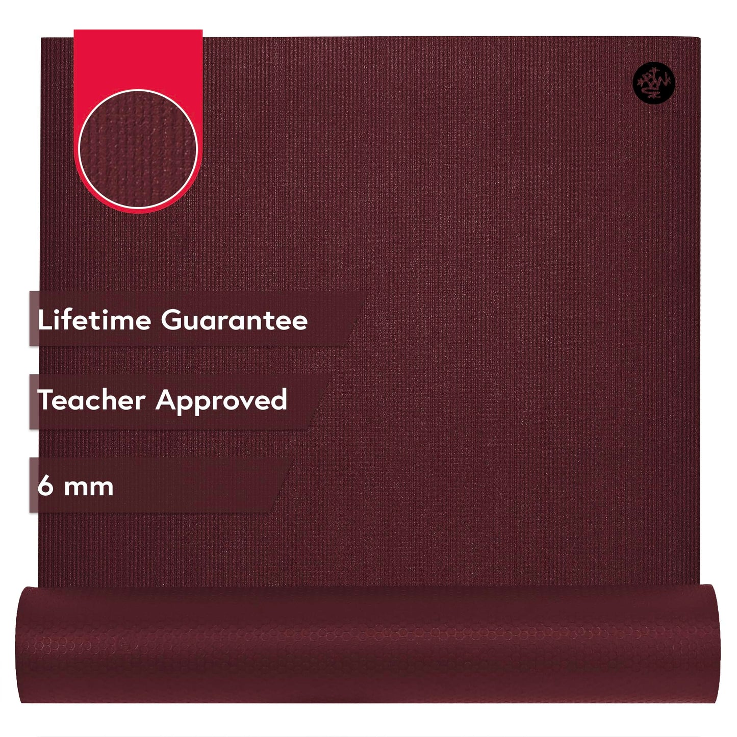 Manduka PRO Yoga Mat - 6mm | Lifetime Durability | Hygienic Construction | Premium Studio Quality | Teacher Approved