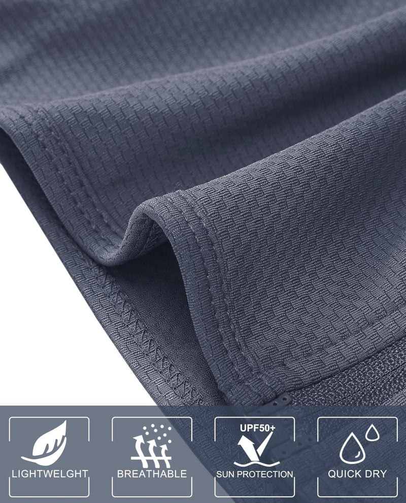 MAGCOMSEN Lightweight Jacket for Women Long Sleeve UPF 50+ Sun Protection Shirts Hiking Running Workout Shirts Grey 2XL