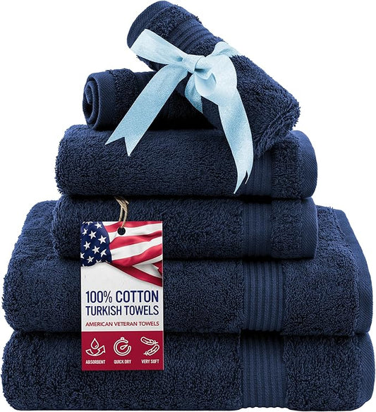 American Veteran Towel, 6 Piece Towel Set
