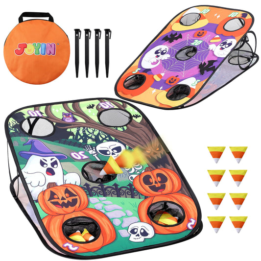 JOYIN Halloween Toss Game Board with Bean Bag for Kids Outdoor Toys, Halloween Party Favor, Beach Yard Outdoor Activities, Family Party Supplies，Camping Outside Play Toy