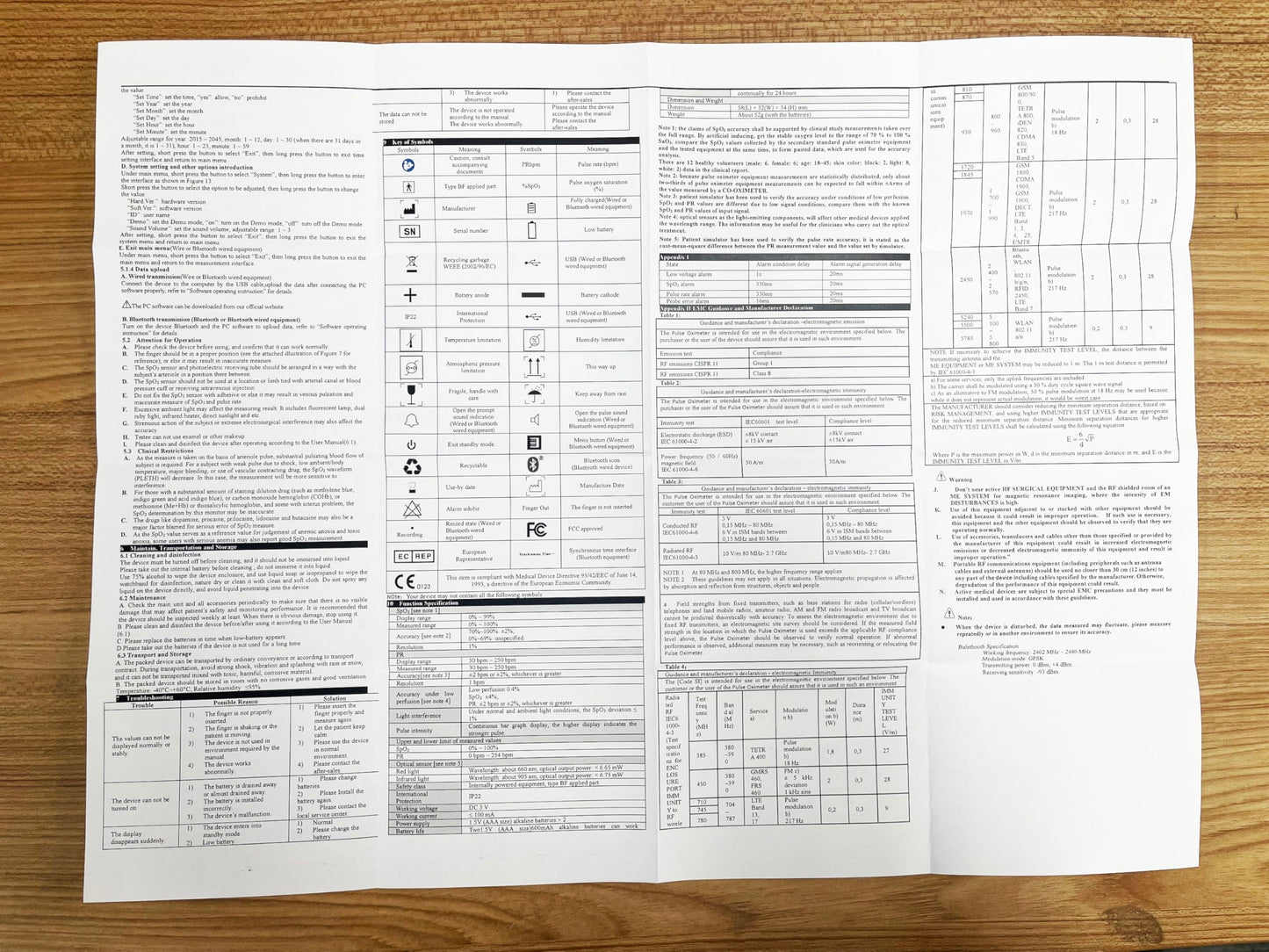 EMAY Sleep Oxygen Monitor with Built-in Recording Capability | Track Continuous Blood Oxygen Levels & Pulse Rate Overnight | Provides Sleep Report & Raw Data