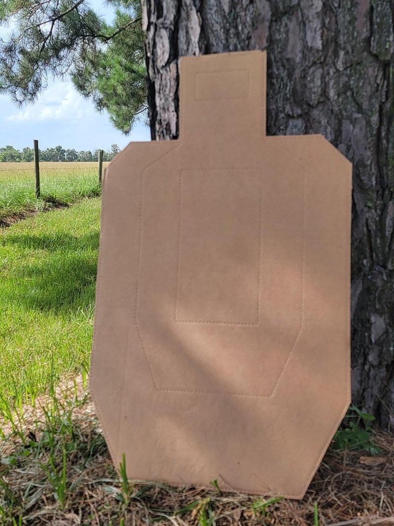 60 Official USPSA Cardboard Targets, Competition Torso Target, Full Size USPSA Cardboard Targets, Silhouette Shooting Target, Rifles, Handguns, & Shotguns, (60 Target Pack, USPSA)