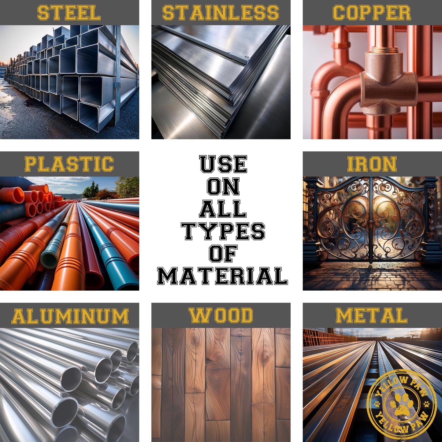 3/4 Inch Drill Bit for Metal - Industrial Grade M35 Cobalt Titanium Aluminum Nitrite - 3/4" Diameter & Total Length of 6" with Working Length of 3" Easily Drill Into Metal, Steel, & Aluminum