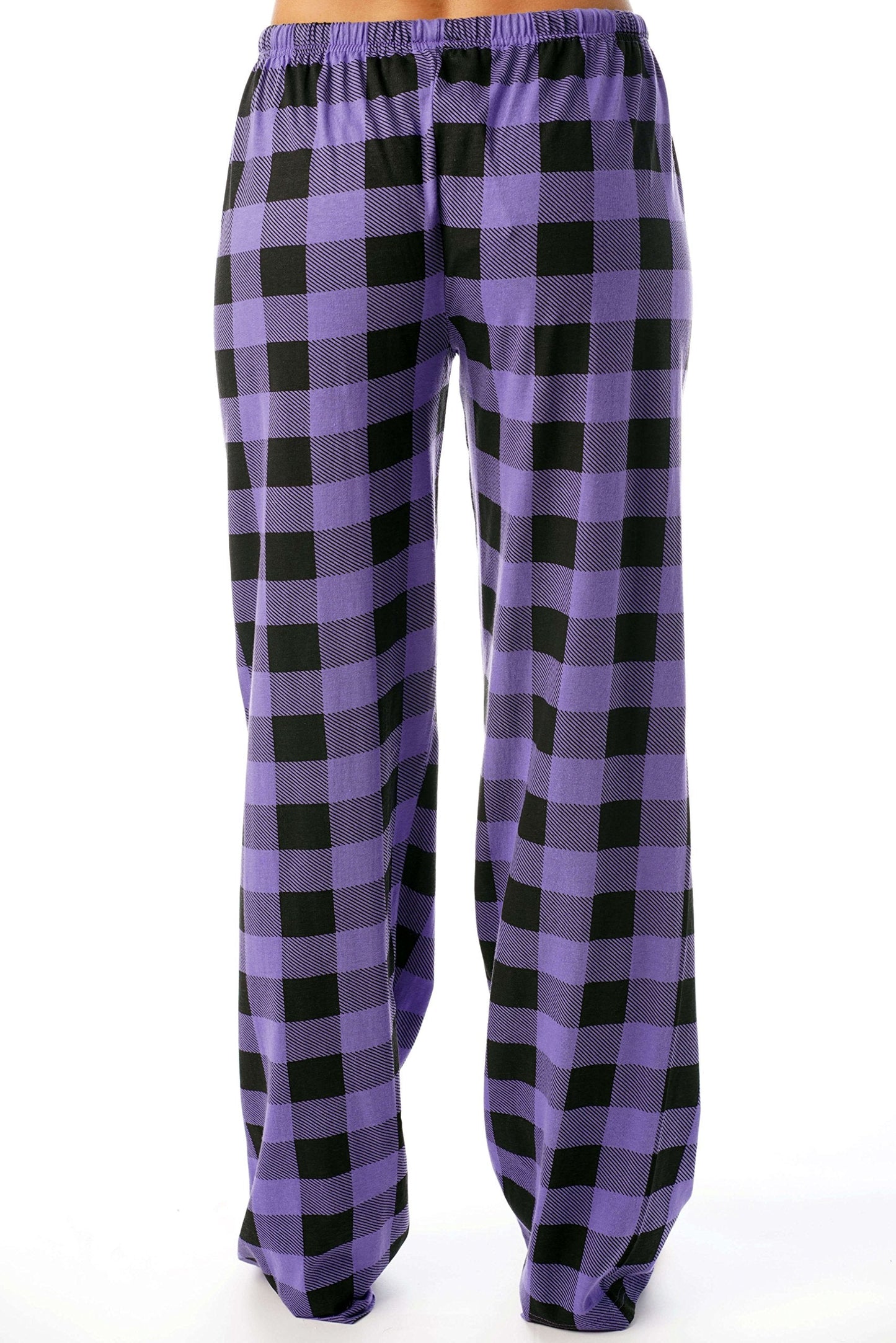 Just Love Women Buffalo Plaid Pajama Pants Sleepwear 6324-10195-PUR-S