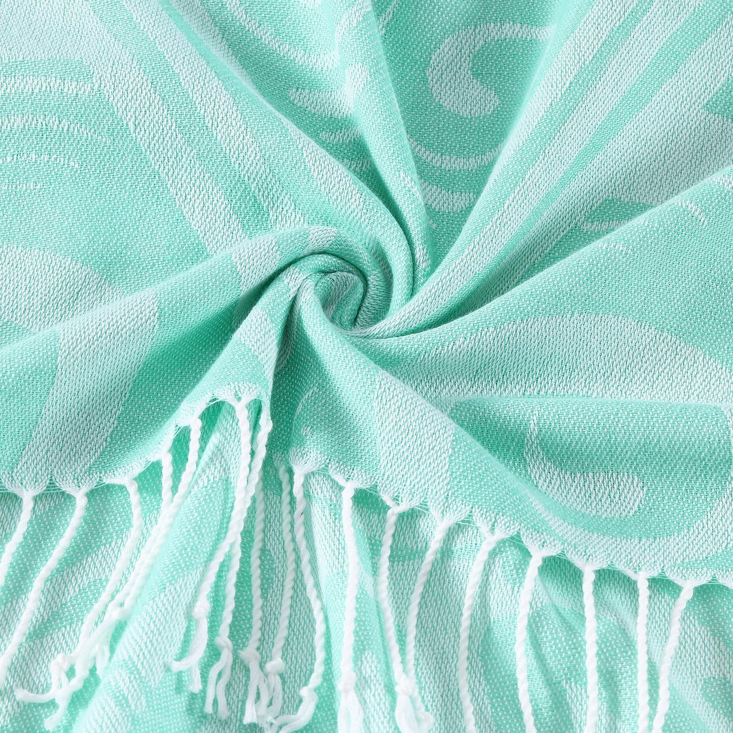 Genovega 6 Packs Oversized Turkish Beach Bath Towel Set Bulk 74"x38" Extra Large Sand Free Quick Dry Swim Camping Pool Clearance Towels Travel Blanket Adult Essentials Red Pink Green Stripe