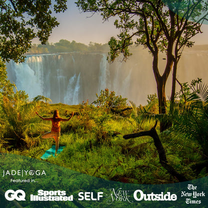 Jade Fusion Yoga Mat, Luxurious Comfort & Sturdy Workout Mats for Home Gym, 74" Yoga Mat Thick, Non-Slip Workout Mat with Extra Strong Grip, US Made Midnight Blue Yoga Mats