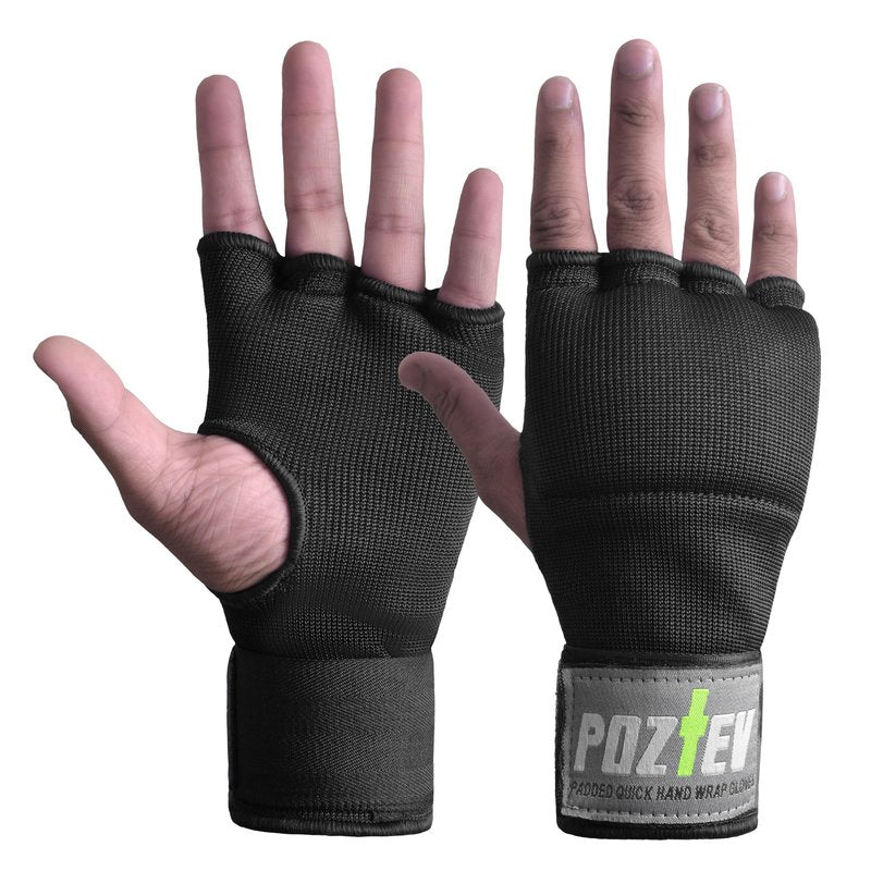 POZTEV Boxing Hand Wraps for Men & Women - Boxing Quick Wraps Inner Gloves Kickboxing Handwraps for Boxing Gloves Gear Knuckle Support Elastic Wrist Straps for Training MMA Shadowboxing Muay Thai