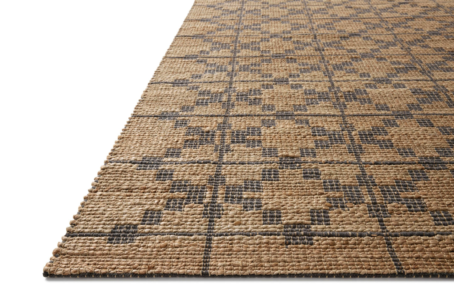 Loloi Chris Loves Julia Judy Collection JUD-05 Natural/Graphite 5'-0" x 7'-6" Area Rug