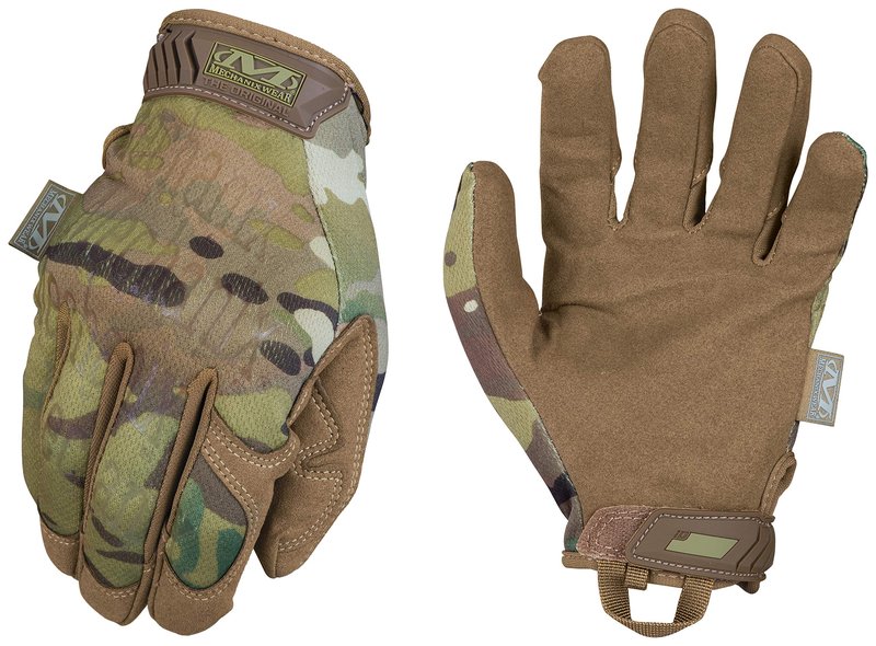 Mechanix Wear Original Tactical Glove - High Performance Anti-Slip Grip Safety Gloves - Impact Resistant & Touchscreen Capable - Large - MultiCam Camouflage