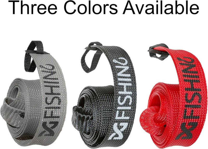 Fishing Rod Sleeve - 3 Pack 7ft Casting Rod Protector | Durable Rod Sock Cover