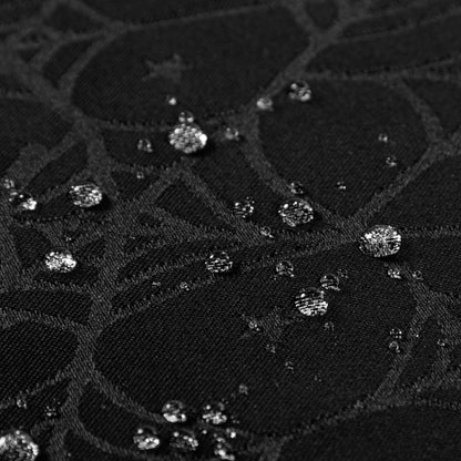 joybest Halloween Round Tablecloth - 60 Inch Black Spider Web Table Cloth Spillproof Fabric Table Cover for Dining Party, Halloween Decorations