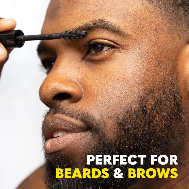 The Beard Club 1 Day Temporary Beard Dye for Men - Light Brown Beard, Mustache & Eyebrow Color for a Fuller, Well-Defined Look, Water & Sweat Resistant, Up to 30 Applications, 0.3 fl oz