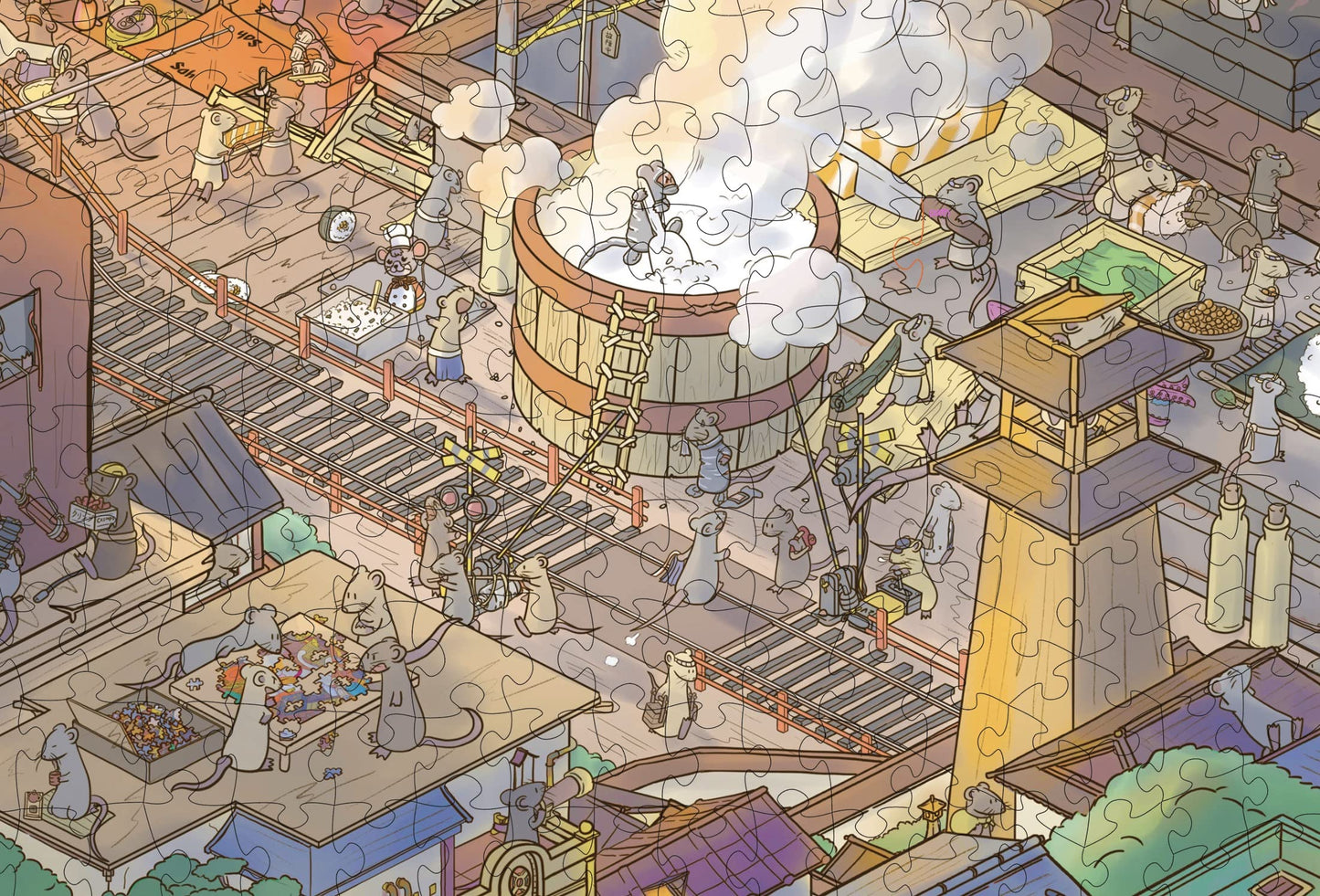The Busy Bistro • 1000 Piece Jigsaw Puzzle from The Magic Puzzle Company • Series Two
