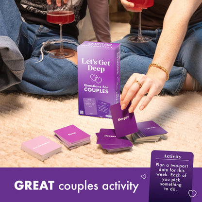 WHAT DO YOU MEME? Let’s Get Deep by Relatable – Valentine’s Day Couples Game, Intimacy Card Game with 200 Questions, Romantic Gift for Her, Valentines Day Gifts for Couples