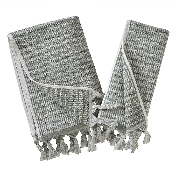 SKL Home Longborough 100% Turkish Cotton Premium 2-Piece Hand Towel Set