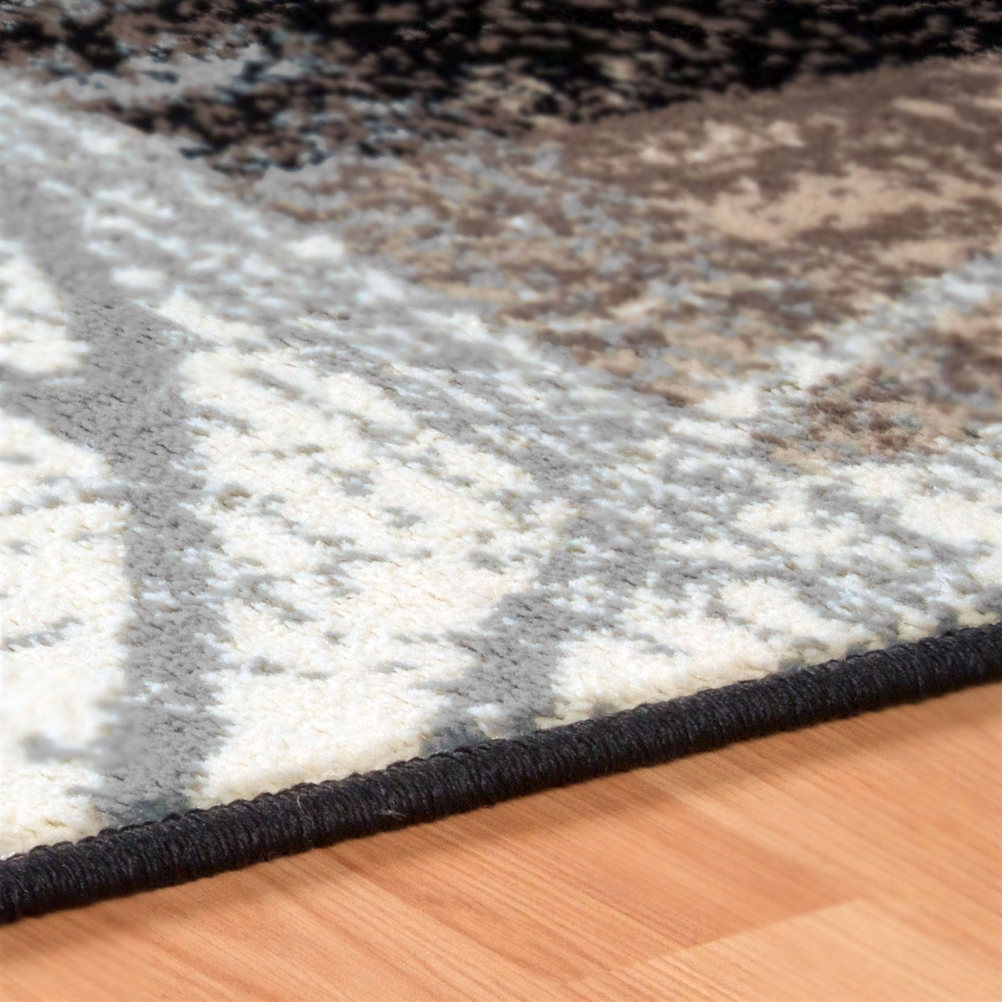 Superior Indoor Area Runner, Jute Backed, Perfect for Hallway, Entryway, Office, Living/ Dining Room, Bedroom, Kitchen, Floor, Modern Floral Decor, Pastiche Collection, 2' 7" x 8', Beige