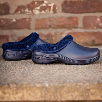 Lakeland Active Lorton Men's Fleece Lined Garden Clogs - Oxford Blue - 9 UK