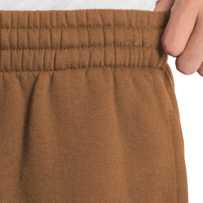 Fruit of the Loom Men's Eversoft Fleece Joggers with Pockets, Relaxed Fit, Moisture Wicking, Breathable, Tapered Sweatpants, Golden Pecan, XX-Large