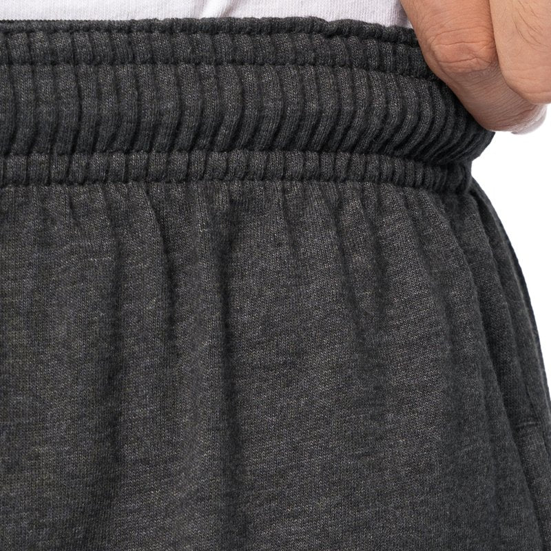 Fruit of the Loom Men's Eversoft Cotton Shorts with Pockets (S-4XL), 2 Pack-Black Heather, Large
