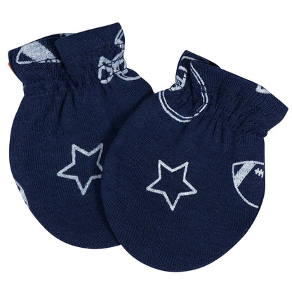 Gerber Baby Boys Cap and Mitten Sets Sports Blue 0-3 Months
