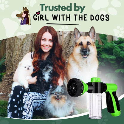 Girl With The Dogs Soap & Shampoo Dispenser for Pet Wash and Garden Hose Sprayer Nozzle
