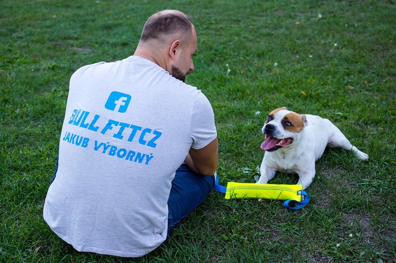 Bull Fit Dog Bite Tug Toy - Durable Fire Hose Tug with 2 Strong Handles | Perfect for Medium to Large Dogs, Tug of War & Training