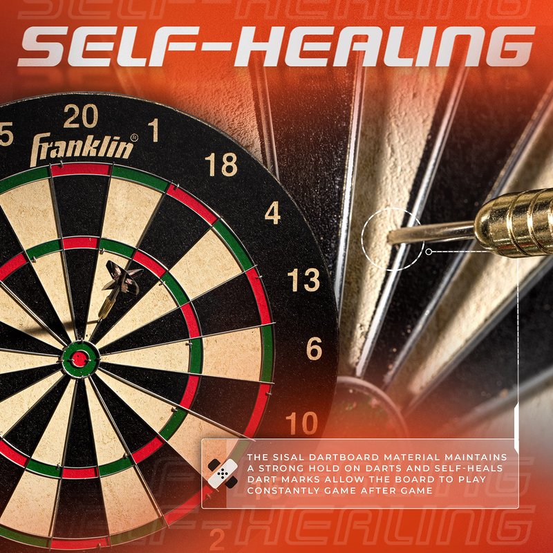 Franklin Sports Bristle Dartboard - 18"