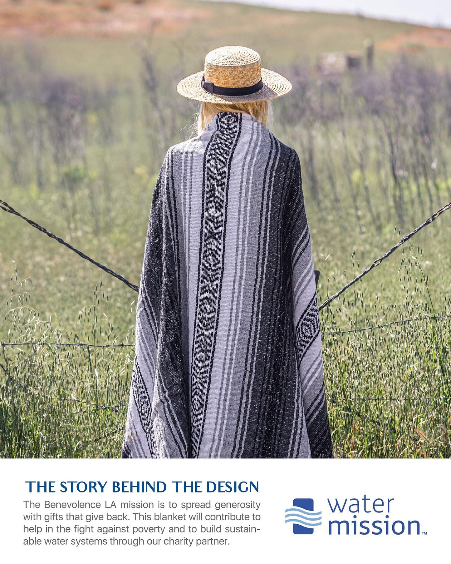 Benevolence LA Authentic Handwoven Mexican Blanket | Yoga Blankets, Outdoor, Picnic, Beach, Camping | Equestrian Saddle | Serape 50x70 inches - Gray, Pack of 1