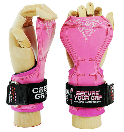 Cobra Grips PRO Weight Lifting Gloves Heavy Duty Straps Alternative Power Lifting Hooks for Deadlifts Adjustable Neoprene Padded Wrist Support Bodybuilding