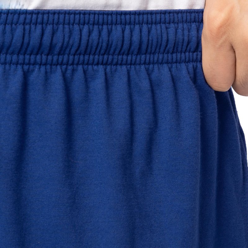 Fruit of The Loom Men's Eversoft Cotton Shorts with Pockets (S-4XL), 2 Pack-Blue, Large