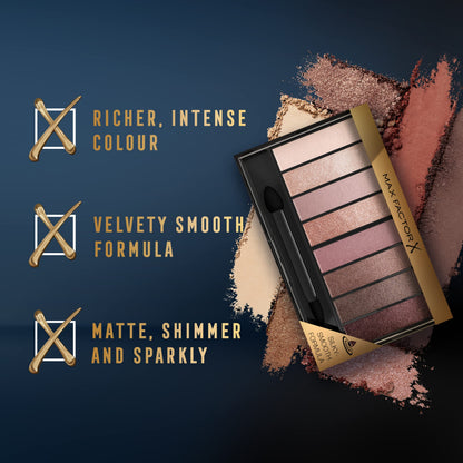 Max Factor Masterpiece Nude Palette, Contouring Eye Shadows, Rose Nudes