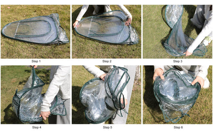 Gardzen 2-Pack 27"x27"x31" Pop up Grow Greenhouse Small Greenhouse, Portable Plant Flowers Mini Green House Cover for Outdoor & Indoor Use