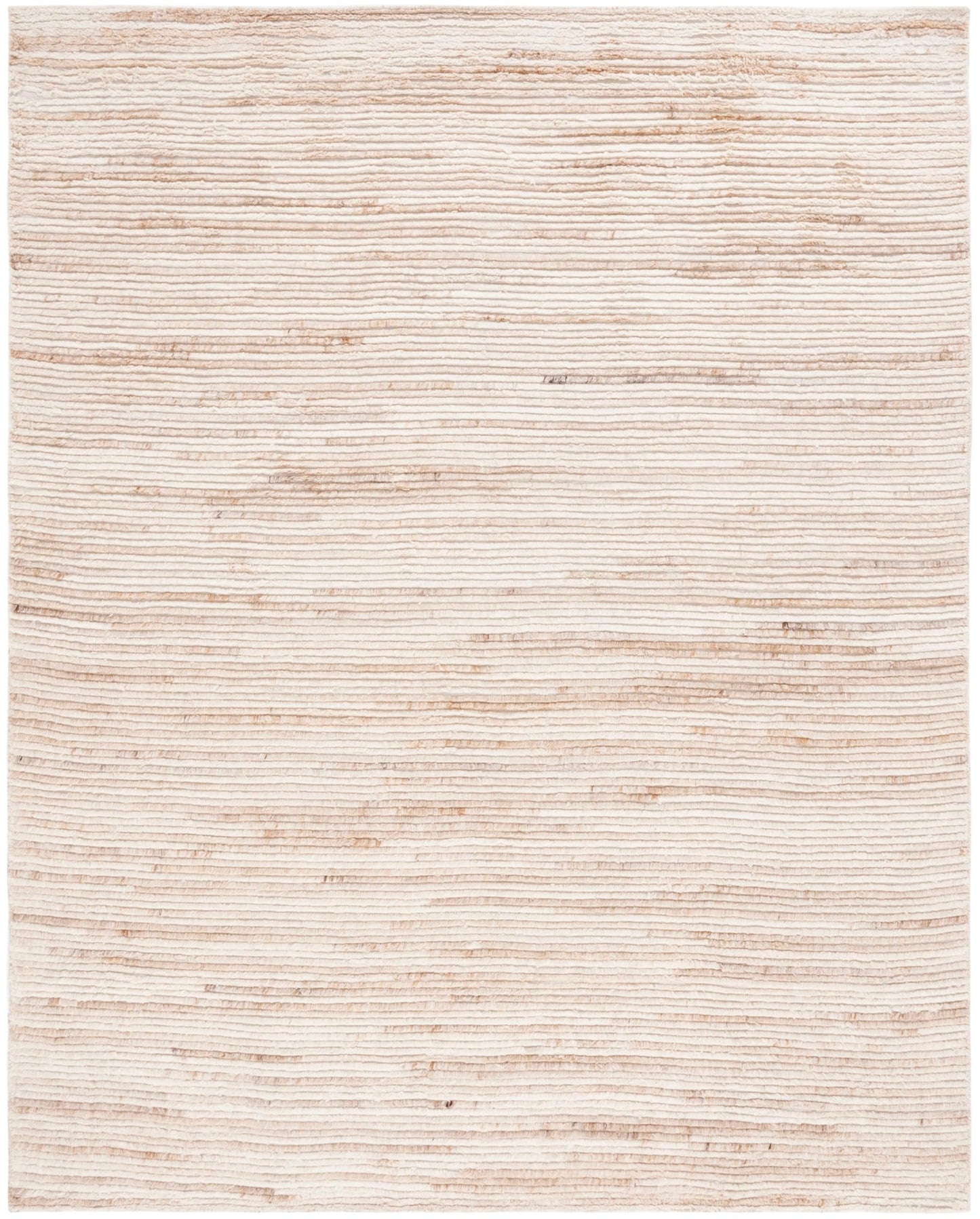SAFAVIEH Casablanca Collection Area Rug - 9' x 12', Beige & Ivory, Geometric Design, Handmade Wool, Ideal for The Living Room, Bedroom, Dining Room (CSB793B-9)
