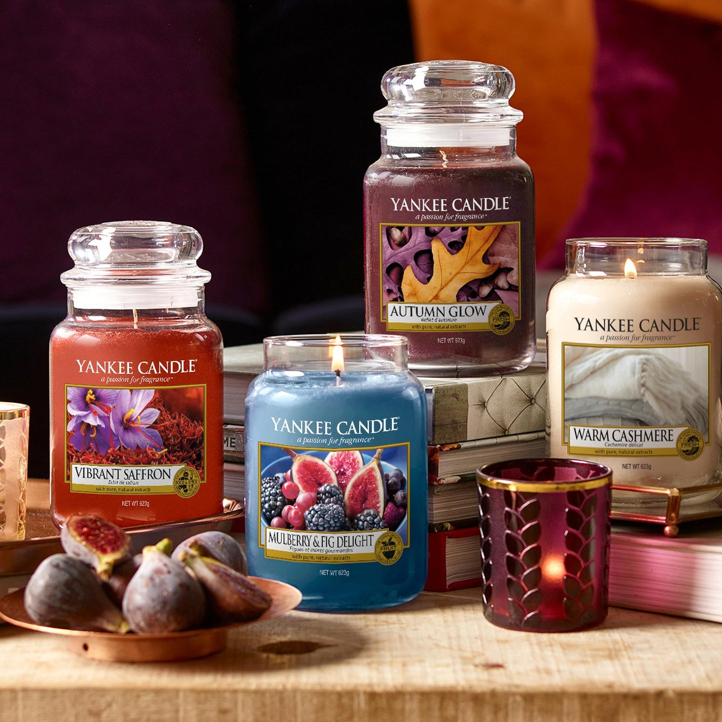 Yankee Candle Scented Candle | Mulberry & Fig Delight Large Jar | Long Burning Candles: up to 150 Hours | Perfect Gifts for Women