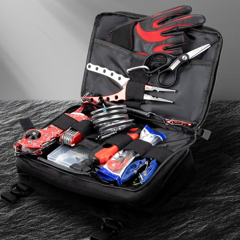 Tactical Molle Pouch - Large Utility Tool Organizer with Expandable Design | Includes Medical Pocket & U.S.A Patch