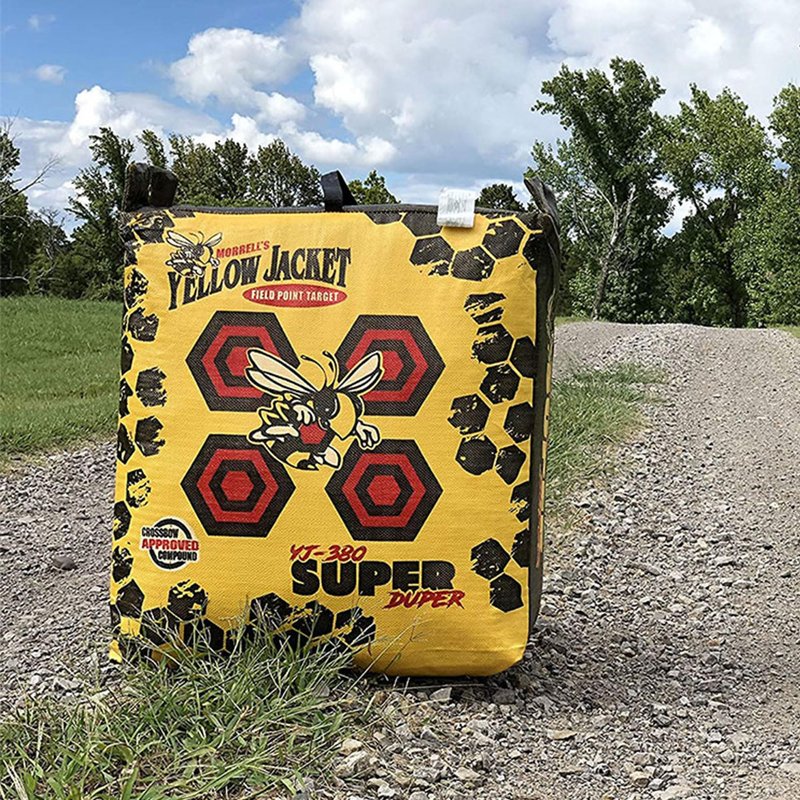 Morrell Super Duper Field Point Bow Targets Archery Block Bag for High Speed Compound Bows and Crossbows Outdoor Target Practice, 3 Pack, Yellow